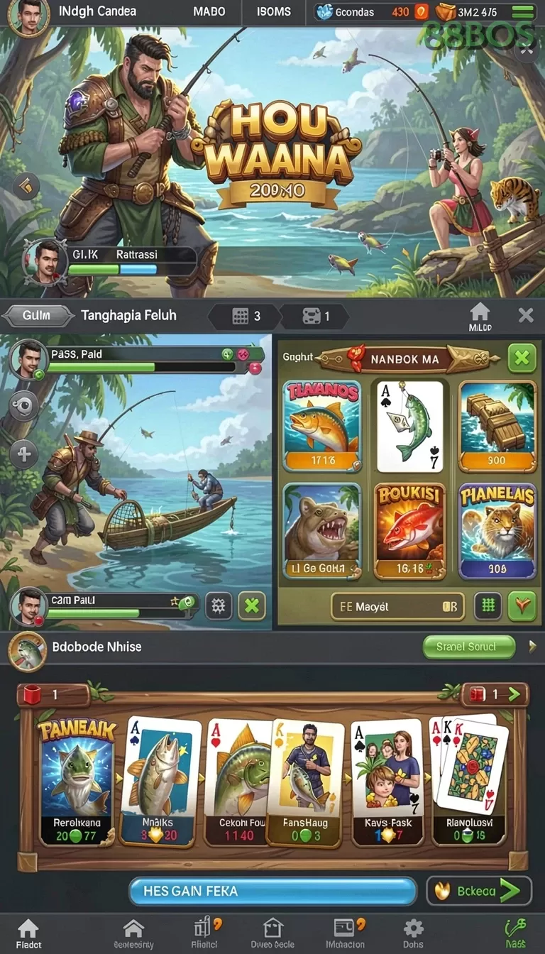 Cuplikan layar OVO88 — menu navigasi