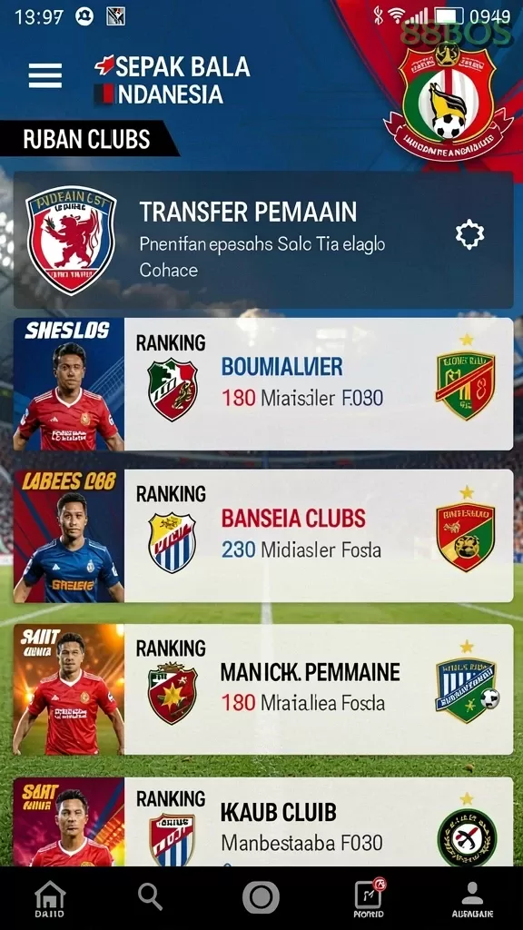 Cuplikan layar AU328 — halaman utama